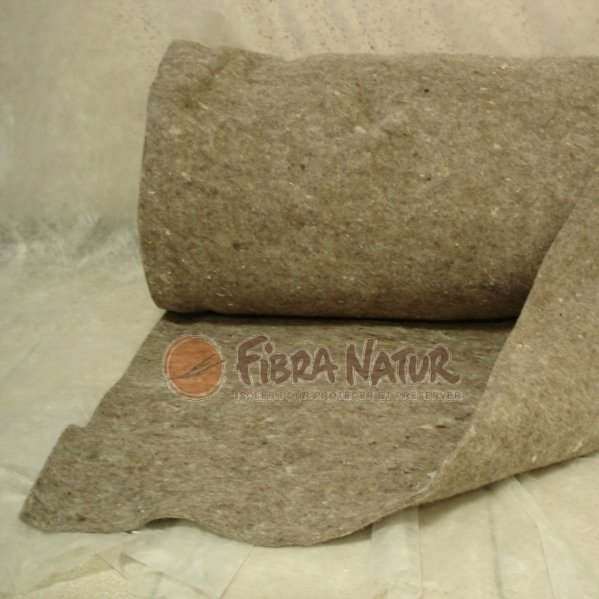 Feutre pour yourtes 100 % laine 10 mm x 200 cm x 25 m