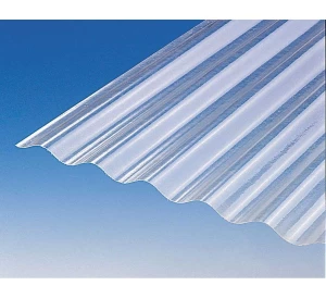 Plaque polyester 105 cm x 250 cm, nervurée GRECA, transparente 
