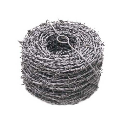 Fil barbelé galvanisé, couronne de 250 m