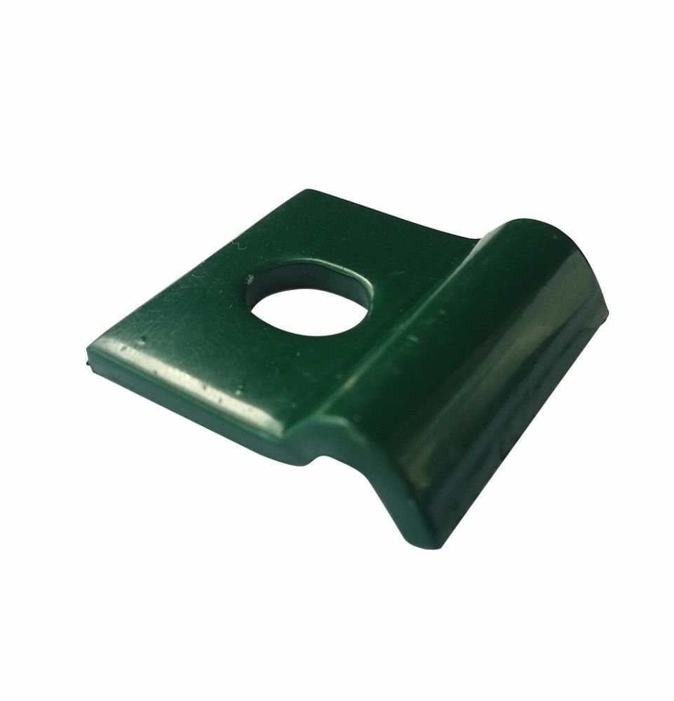 Fixation murale verte pour grillage rigide