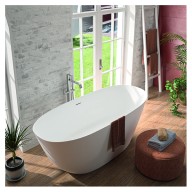 Baignoire ilôt GALAXIE en SOLID SURFACE