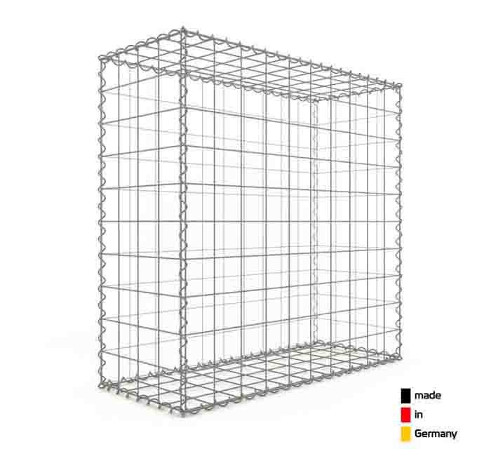 gabion vide longueur 100 cm largeur 100 cm et hauteur 40 cm mailles 1 x 1