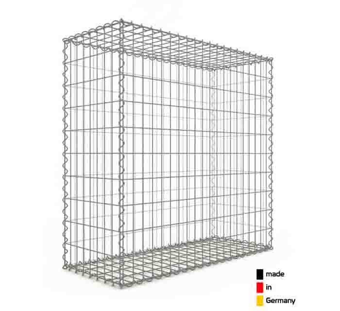 gabion vide longueur 100 cm largeur 100 cm et hauteur 40 cm mailles 5 x 1