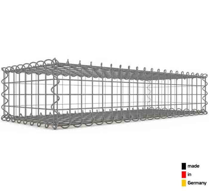 Gabion 40 cm x 100 cm x 20 cm, maille 5 x 5 cm