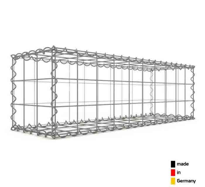 gabion vide de longueur 100 cm hauteur 30 cm largeur 30 cm mailles 1 x 1