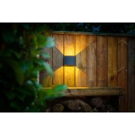 Applique murale Goura couleur anthracite 250 lumen