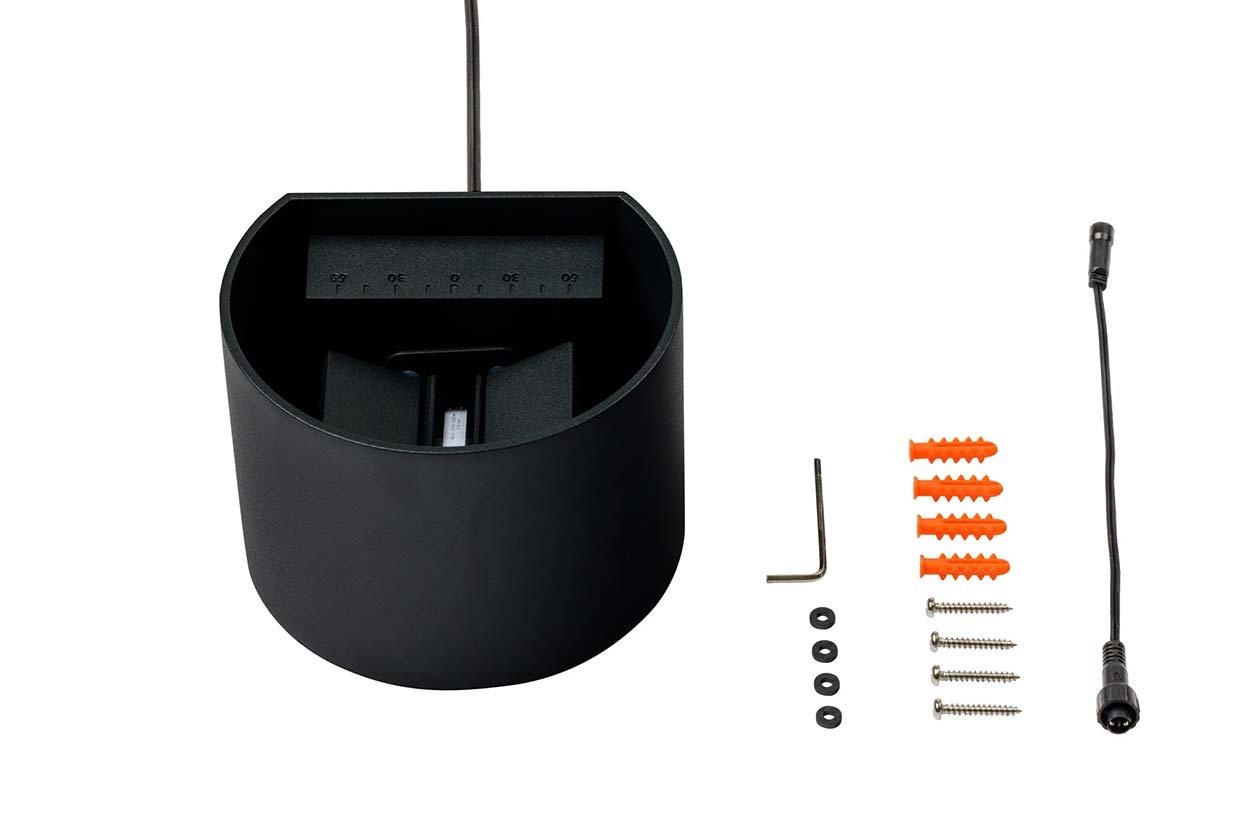 photo des détails d'un luminaire gour