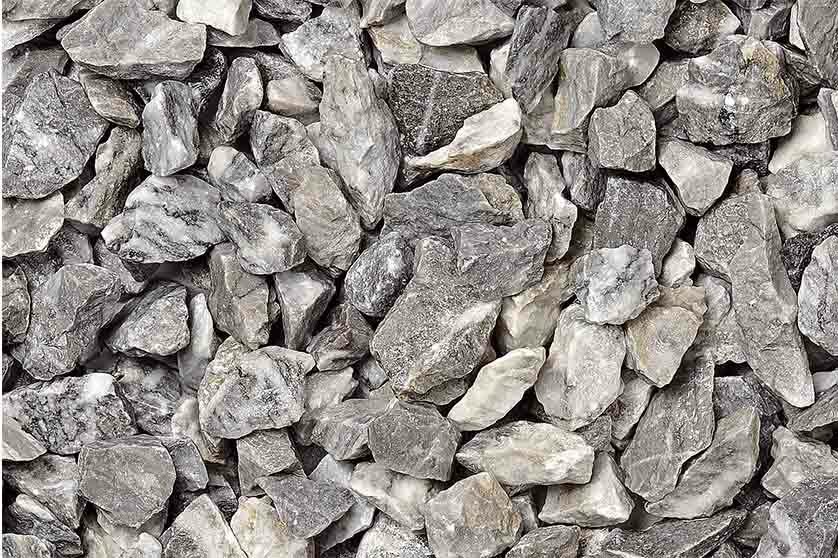 Gravier ciel platine 15/25 mm, sac de 25 kg