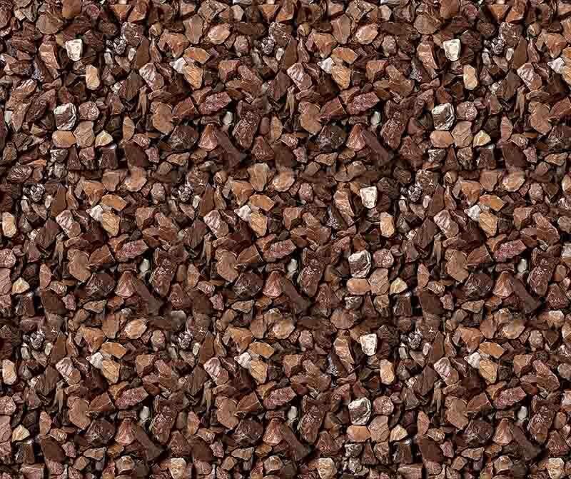 Gravier marron acajou concassé, 8/16 mm, sac de 25 kg