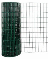 Grillage vert soudé mailles 50 x 100 mm, longueur 25m, hauteur 200 cm, fil de 2.2 mm