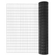 Grillage gris soudé mailles 50 x 100 mm, longueur 25m, hauteur 100 cm, fil de 2.4 mm