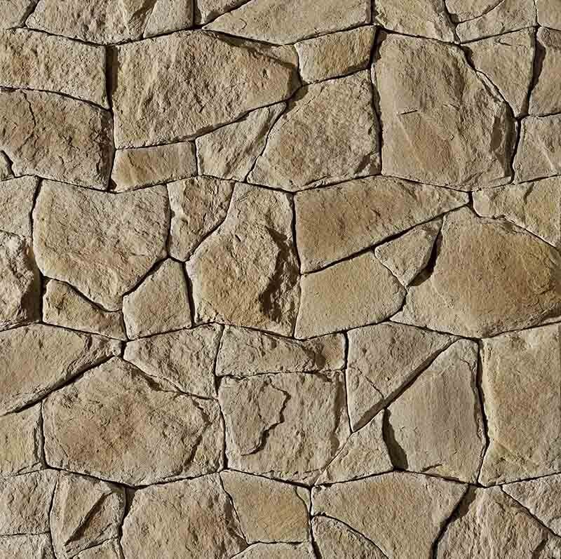 Parement Incerto ton beige nuancé sur treillis