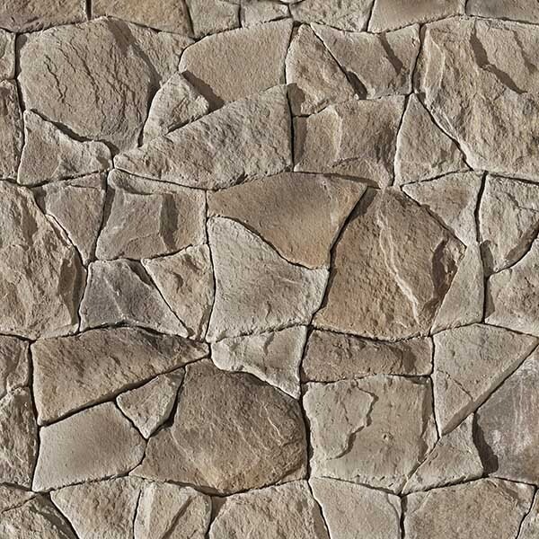 Parement Incerto ton bronze sur treillis