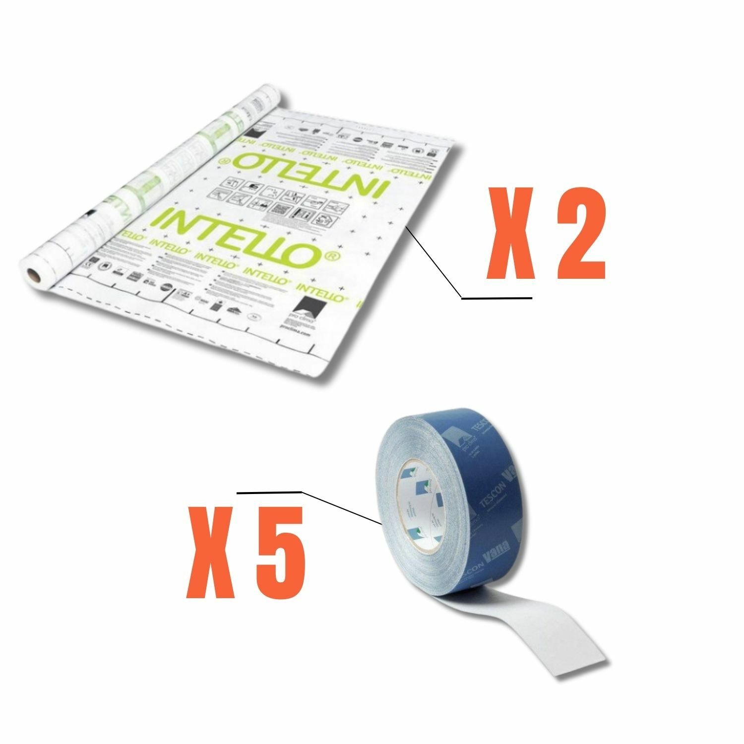 Kit etancheité PROCLIMA intello 150m2/Tescon vana