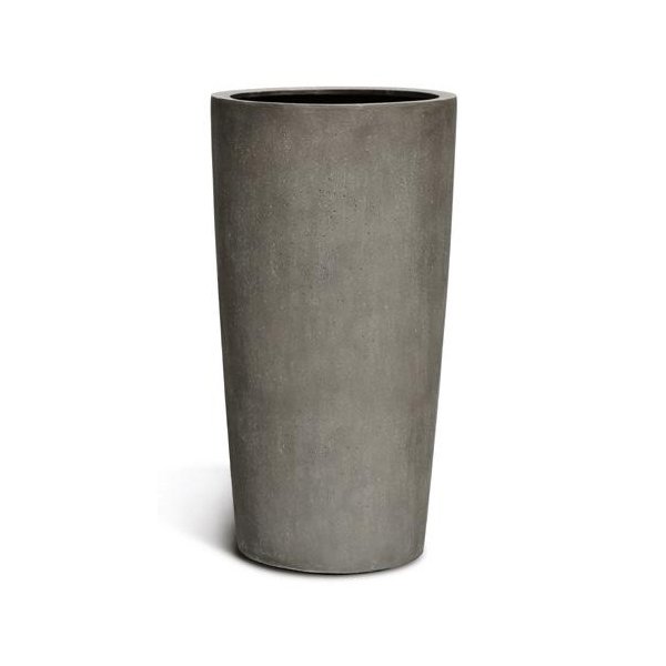 Vase cylindrique Inverness GM aspect béton