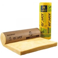 Laine de verre ISOCONFORT 35 kraft larg. 120 cm - 200 mm