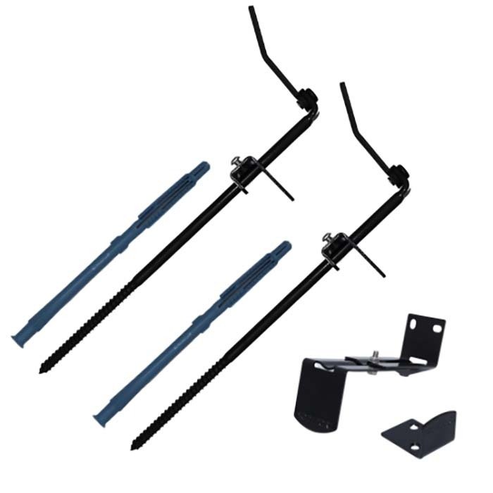 Kit arrêts de volets battant pour 2 volets