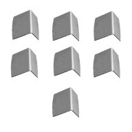 Kit 7 arrêts de plaque pour profil vissable aluminium brut pour plaques 16 mm et 32 mm