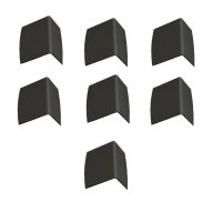 Kit 7 arrêts de plaque pour profil vissable gris pour plaques 16 mm et 32 mm