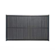 Kit d'occulation PVC couleur bois pour grillage rigide de 2,43 m de hauteur (pour 1 panneau) - Largeur maille 50 mm