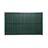 Kit d'occulation PVC couleur bois pour grillage rigide de 2,43 m de hauteur (pour 1 panneau) - Largeur maille 50 mm