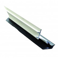 Kit faîtage supérieur alu blanc RAL9010 pour plaque CARBOGLASS pour plaques 16/32 mm