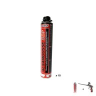 Kit Mousse PU BBP livré en carton avec 1 nettoyant et 1 pistolet