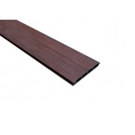 Lame de clôture bois composite coextrudé 19 mm x 15.6 cm x 148 cm, acajou