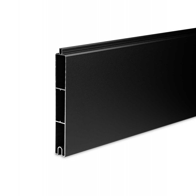 Lame de clôture en aluminium CC 21 mm x 15 cm x 180 cm, noir