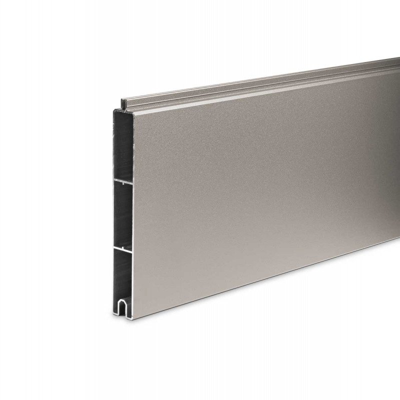Lame de clôture en aluminium CC 21 mm x 15 cm x 180 cm, gris quartz
