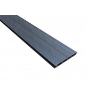 Lame de clôture bois composite coextrudé 19 mm x 15.6 cm x 148 cm, noir charbon