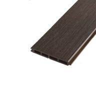 Lame de clôture bois composite coextrudé 19 mm x 15.6 cm x 148 cm, chêne foncé