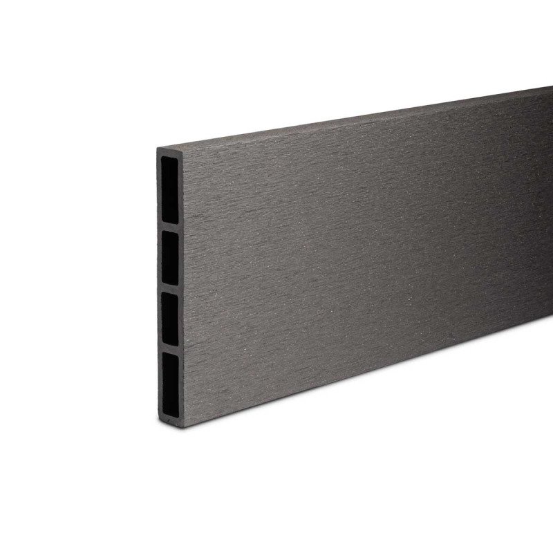 Lame de clôture composite CC pour pose ajourée, 21 mm x 15 cm x 180 cm - couleur anthracite
