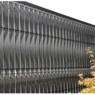 Kit d'occulation composite gris pour grillage rigide de 1,93 m de hauteur (pour 1 panneau)