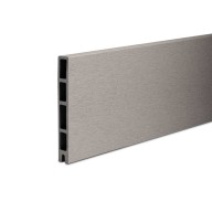 Lame de clôture composite CC finition 21 mm x 15 cm x 180 cm, gris quartz