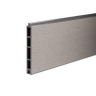 Lame de clôture composite CC intermédiaire 21 mm x 15 cm x 180 cm, gris quartz