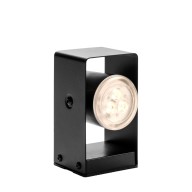 Spot Lovi en métal couleur noire au format ultra-moderne