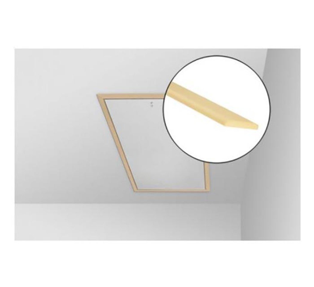 Lattes de finition LXL-P en bois de pin couleur naturelle recoupables 70 x140 cm