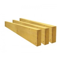 Bois de charpente brute 75 mm x 225 mm x 6 m, traité CL2