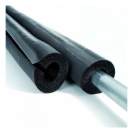 Manchon d'isolation fendu, à recouvrement pour tuyau de Ø 64mm, ép.isolant: 19 mm
