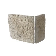 Demi-chaîne d'angle Manoir Terre de sienne