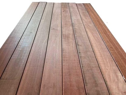 Vignette DESTOCKAGE! - Lames de terrasse bois exotique MASSARANDUBA, longueur 125 cm, lot de 26m²