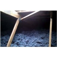 Isolant Coton recyclé Métisse Flocon vrac à souffler, sac de 10 Kg