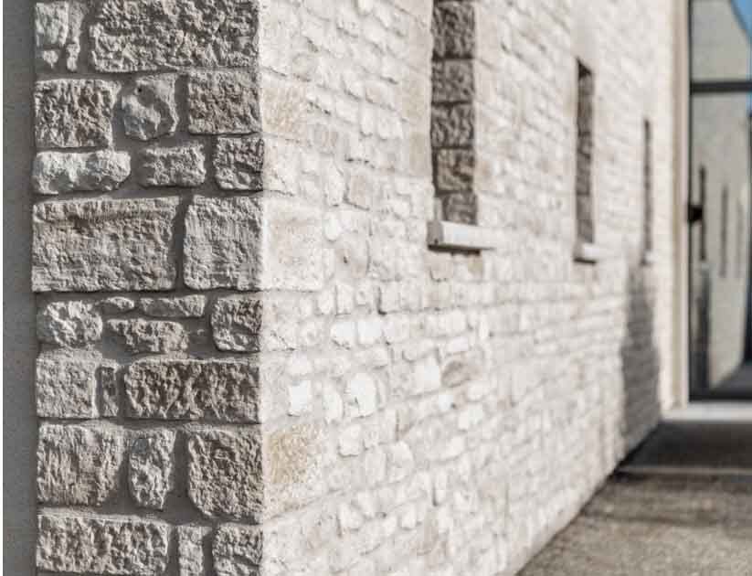 Kit ITE PSE TH31, 100 mm, 100m2 avec parement Meulière ton naturel