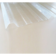 Plaque polyester 105 cm x 200 cm, nervurée GRECA, transparente