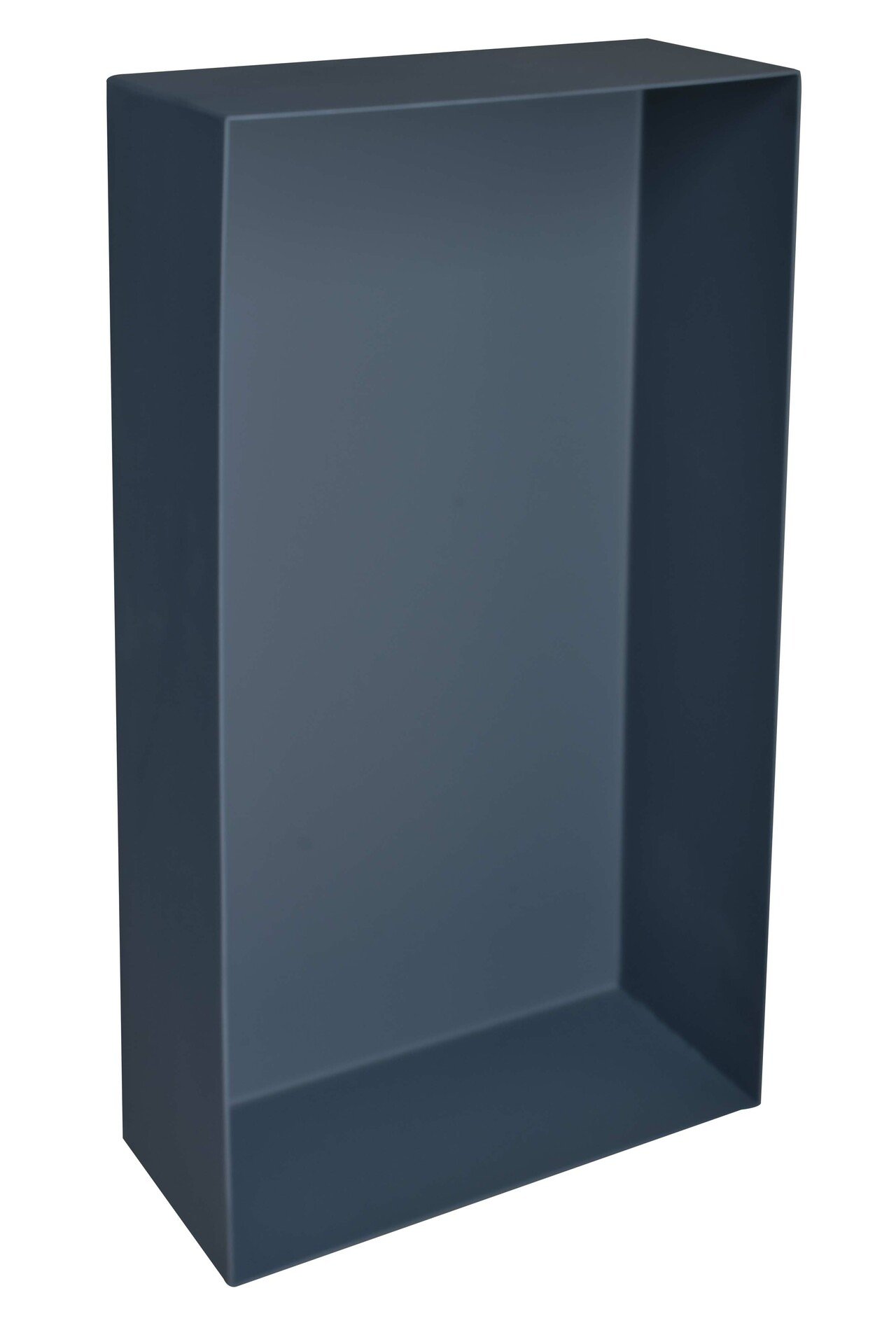 Niche inox 40 x 40 cm semi-encastrée de couleur gris ardoise
