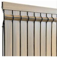 Kit d'occulation PVC couleur bois pour grillage rigide de 1,93 m de hauteur (pour 1 panneau)