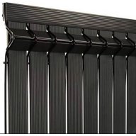 Kit d'occulation PVC anthracite pour grillage rigide de 1,93 m de hauteur (pour 1 panneau)