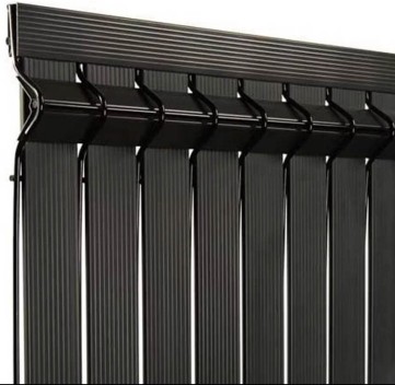 Vignette Kit d'occulation PVC anthracite pour grillage rigide de 1,23 m de hauteur (pour 1 panneau)