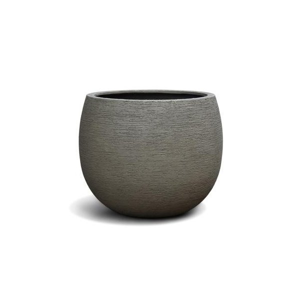 Vase rond Orosei Macchiato MM, aspect sable